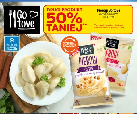 Pierogi z malinami Go tove promocja w POLOmarket