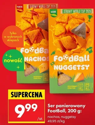 Ser panierowany FootBall Nachos promocja w Biedronka