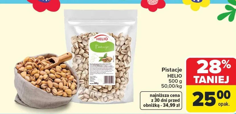 Pistacje promocja w Carrefour Market