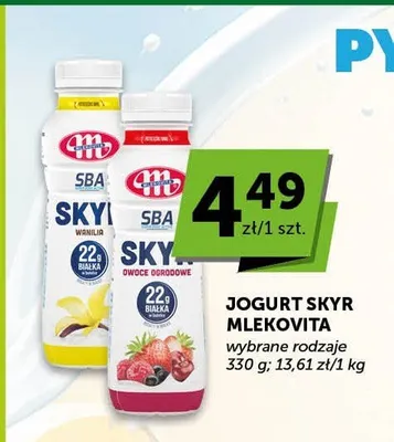 Jogurt Skyr Mlekovita promocja w Groszek