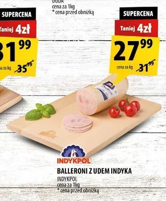 Balleroni z udem indyka Indykpol promocja w Arhelan