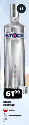 Wódka czysta Stock Prestige 40% promocja w Netto