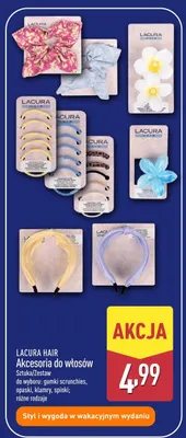 Gumki scrunchies do włosów Lacura Hair promocja w Aldi