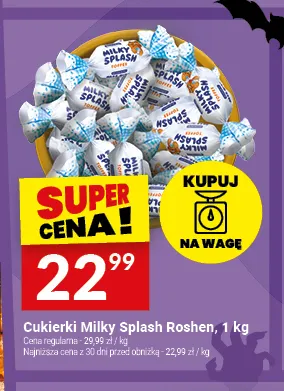 Cukierki Milky Splash Roshen promocja w Twój Market