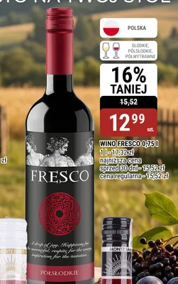 Wino czerwone Fresco promocja w bi1
