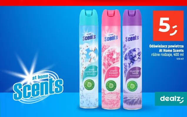 Odświeżacz powietrza At Home Scents Fresh Cotton Linen promocja w Dealz