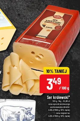 Ser królewski Sierpc promocja w POLOmarket