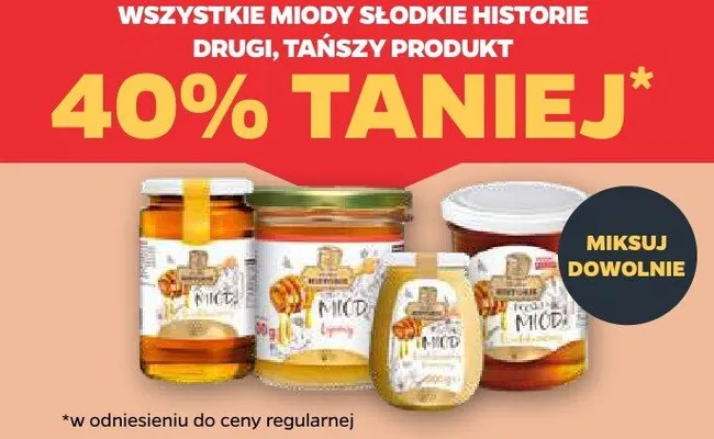 Miody słodkie Historie promocja w Netto