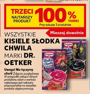 Kisiele Słodka Chwila Dr. Oetker promocja w Kaufland