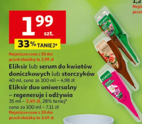 Eliksir duo uniwersalny - regeneruje i odżywia 35 ml, cena za 100 ml - 7,11 zł promocja w Auchan
