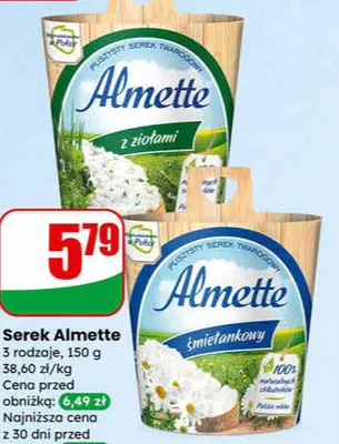 Serek śmietankowy promocja w Dino