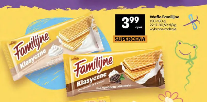 Wafle Familijne promocja w Delikatesy Centrum