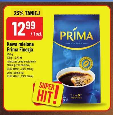 Kawa mielona Prima Finezja promocja w POLOmarket
