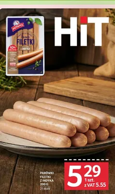 Parówki filetki z indyka 200 g promocja w Selgros