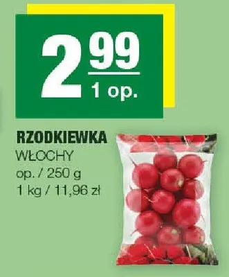 Rzodkiewka promocja w SPAR