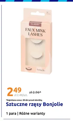 Sztuczne rzęsy Bonjolie Faux Mink Lashes Classy promocja w Action