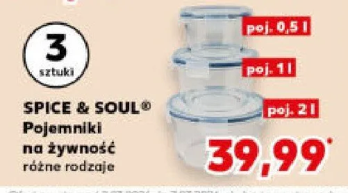 Pojemnik na żywność różne rodzaje promocja w Kaufland