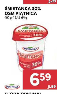 Śmietanka 30% OSM Piątnica promocja w Stokrotka