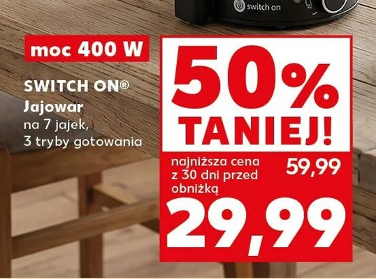 Jajowar SWITCH ON promocja w Kaufland