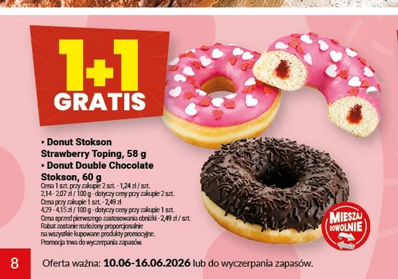 Donut Double Chocolate Stokson promocja w Twój Market