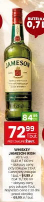 Whiskey Jameson Irish promocja w Twój Market