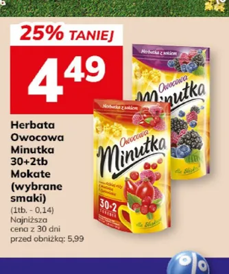 Herbata Owocowa Minutka Mokate promocja w Hitpol