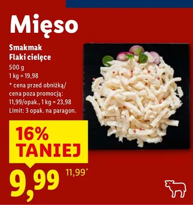 Flaki cielęce promocja w Lidl