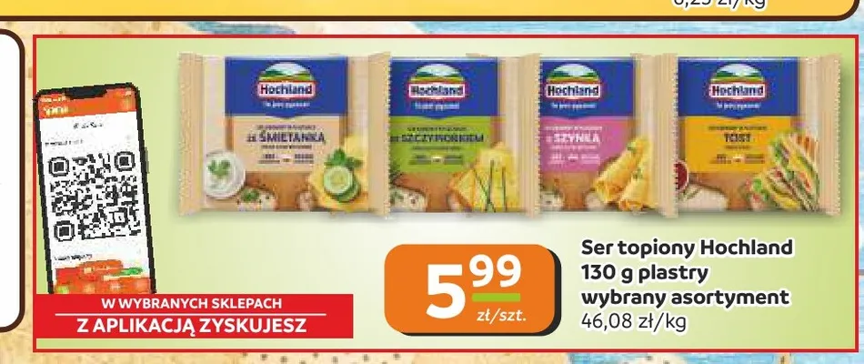 Ser topiony Hochland plastry promocja w Gama