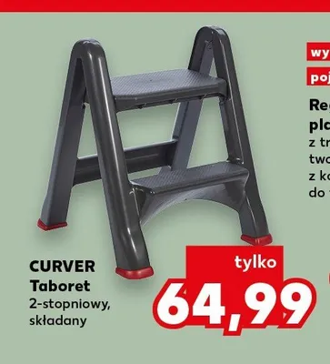 Taboret 2-stopniowy składany Curver promocja w Kaufland