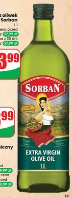 Oliwa z oliwek extra virgin Sorban promocja w Dino