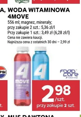 Woda witaminowa 4Move magnez promocja w Stokrotka
