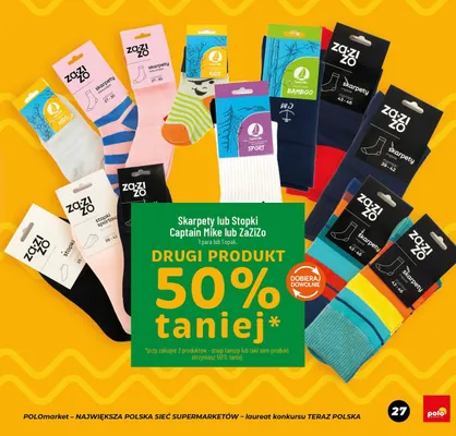 Skarpety lub stopki promocja w POLOmarket
