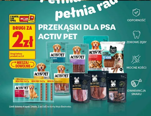 Przekąska dla psa Activ Pet Sushi promocja w Biedronka