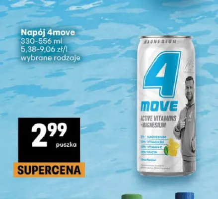Napój 4Move promocja w Delikatesy Centrum