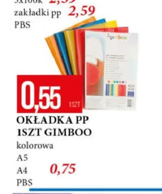 Okładka PP Gimboo A4 promocja w Leclerc