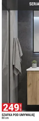 Szafka pod umywalkę 80 cm promocja w Merkury Market