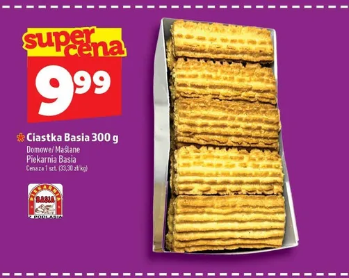 Ciastka Basia Maślane promocja w TOPAZ