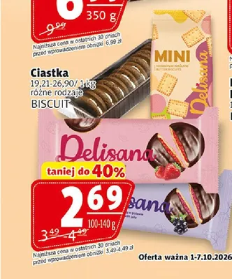 Ciastka Delisana promocja w Prim Market