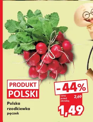 Rzodkiewka polska promocja w Kaufland