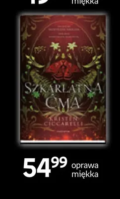 Książka Szkarłatna ćma Kristen Ciccarelli oprawa miękka Moondrive promocja w Empik