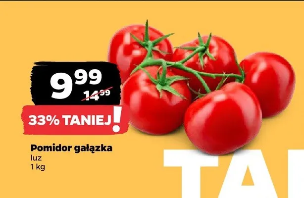 Pomidor gałązka promocja w Netto