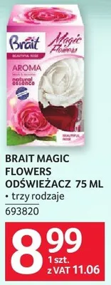 Odświeżacz Brait Magic Flower 75 ml - trzy rodzaje promocja w Selgros