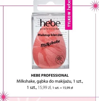 Gąbka do makijażu Hebe Professional Milkshake promocja w Hebe