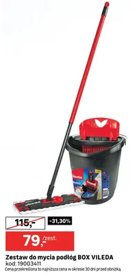 Zestaw do mycia podłóg BOX VILEDA promocja w Leroy Merlin