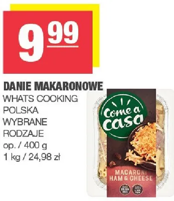 Danie makaronowe promocja w SPAR