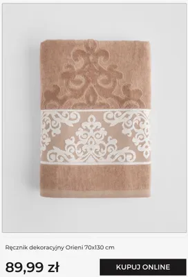 Ręcznik dekoracyjny home&you Orieni 70x130 cm promocja w home&you