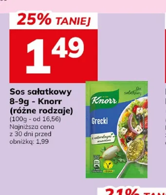 Sos sałatkowy Grecki Knorr promocja w Hitpol