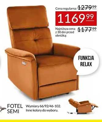 Fotel Semi promocja w Abra Meble