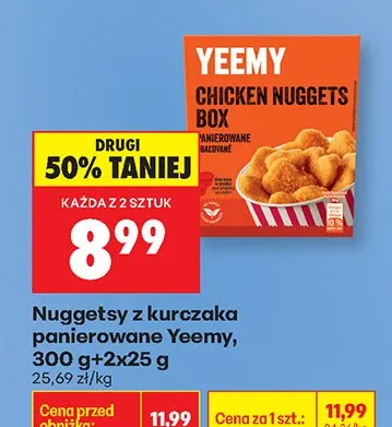 Nuggetsy z kurczaka panierowane  promocja w Biedronka