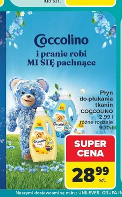 Płyn do płukania tkanin Coccolino Creations promocja w Carrefour Market